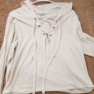 Express semi half sweater